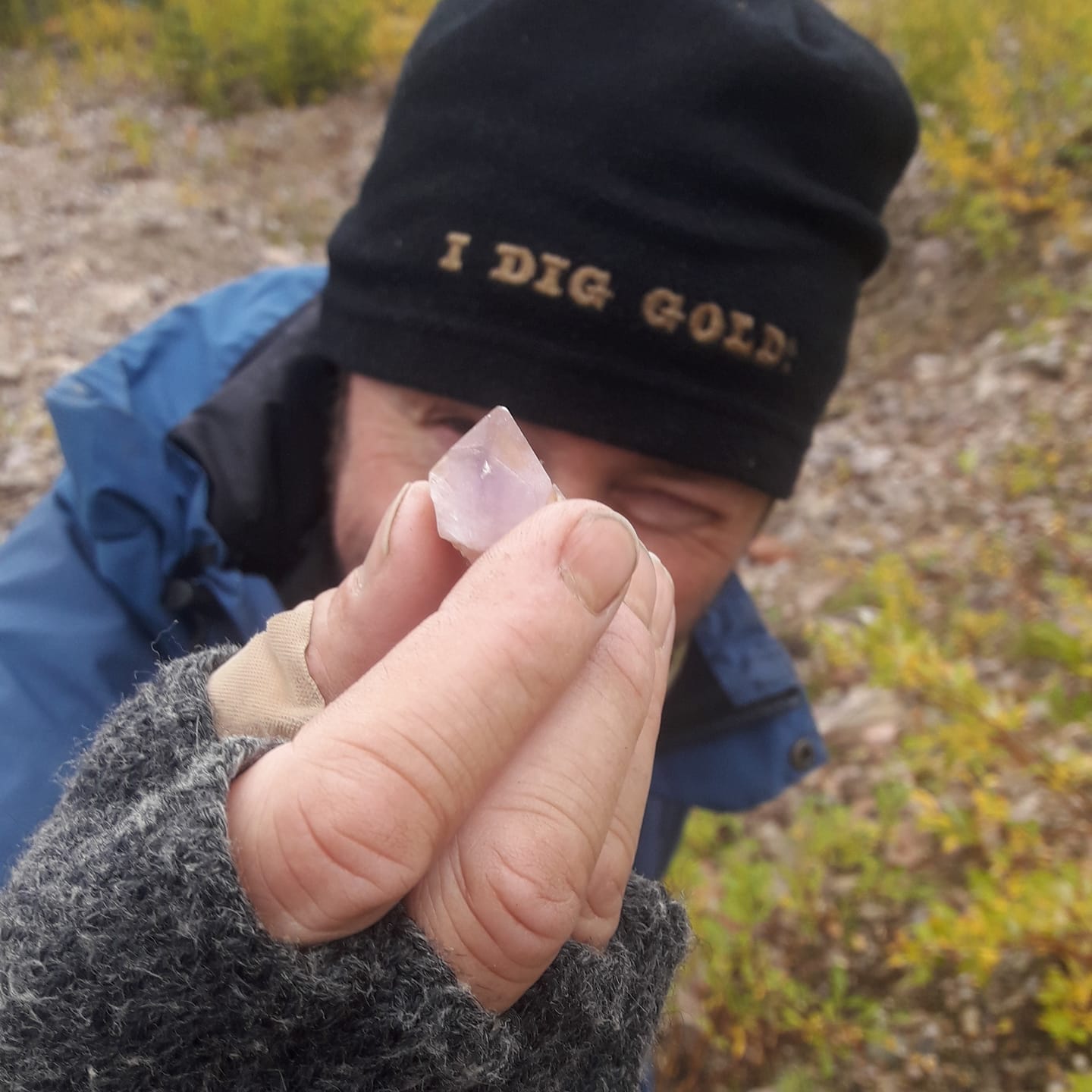 Ametistiaarre kaivos Yli-Luostolla